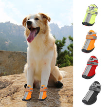 Load image into Gallery viewer, Four season Waterproof Pet Shoes for Small to Large Dog Oxford Bottom Reflective Bandages Pet Rain Boots Large Dog Shoes