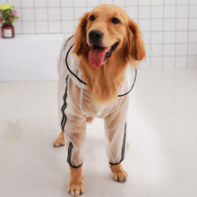 Load image into Gallery viewer, Transparent Waterproof Pets Dog Clothes Dog Riancoat Jumpsuit Rain Coat for Dogs Pet Cloak Labrador Waterproof Golden Retriever Jacket