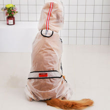 Load image into Gallery viewer, Transparent Waterproof Pets Dog Clothes Dog Riancoat Jumpsuit Rain Coat for Dogs Pet Cloak Labrador Waterproof Golden Retriever Jacket