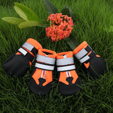 Load image into Gallery viewer, 4pcs/Lot Shoes For Large Dogs Boots Waterproof Socks Non-Slip Reflective Medium Dog Covers For Labrador Alaska Golden Retriever