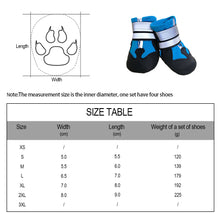 Load image into Gallery viewer, 4pcs/Lot Shoes For Large Dogs Boots Waterproof Socks Non-Slip Reflective Medium Dog Covers For Labrador Alaska Golden Retriever