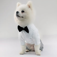 Load image into Gallery viewer, Pet Jumpsuit Outfit Party Costume Formal Gentleman Bowtie Tuxedo Pet Cat Dog Clothes Wedding Suit For Small Dog