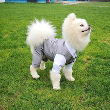Load image into Gallery viewer, Pet Jumpsuit Outfit Party Costume Formal Gentleman Bowtie Tuxedo Pet Cat Dog Clothes Wedding Suit For Small Dog