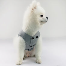 Load image into Gallery viewer, Pet Jumpsuit Outfit Party Costume Formal Gentleman Bowtie Tuxedo Pet Cat Dog Clothes Wedding Suit For Small Dog