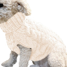 Load image into Gallery viewer, Winter Dog Clothes Chihuahua Soft Puppy Kitten Kitten High Collar Solid Color Design Sweater Fashion Clothing for Pet Dogs Cats