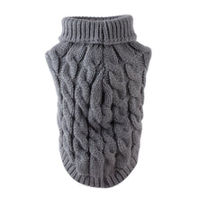 Load image into Gallery viewer, Winter Dog Clothes Chihuahua Soft Puppy Kitten Kitten High Collar Solid Color Design Sweater Fashion Clothing for Pet Dogs Cats