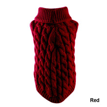 Load image into Gallery viewer, Winter Dog Clothes Chihuahua Soft Puppy Kitten Kitten High Collar Solid Color Design Sweater Fashion Clothing for Pet Dogs Cats