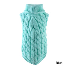 Load image into Gallery viewer, Winter Dog Clothes Chihuahua Soft Puppy Kitten Kitten High Collar Solid Color Design Sweater Fashion Clothing for Pet Dogs Cats