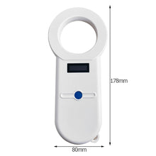 Load image into Gallery viewer, 134.2KHz OLED Display Pet ID Reader Animal Chip Digital Scanner Microchip Handheld Identification FDX-B Format for Cat Dog