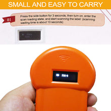 Load image into Gallery viewer, Pet ID Reader Animal Chip Digital Scanner USB Rechargeable Microchip Handheld Identification General Application for Cat Dog