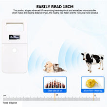 Load image into Gallery viewer, Animal ID Reader Animal Chip Digital Scanner USB Transponder RFID Microchip Handheld Identification Scanner for Dog Cats Horse