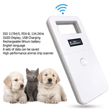 Load image into Gallery viewer, Animal ID Reader Animal Chip Digital Scanner USB Transponder RFID Microchip Handheld Identification Scanner for Dog Cats Horse
