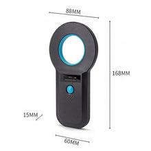 Load image into Gallery viewer, 134.2KHz OLED Display Pet ID Reader Animal Chip Digital Scanner Microchip Handheld Identification FDX-B Format for Cat Dog