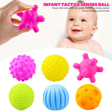 Load image into Gallery viewer, Baby Toy Ball Develop Infant Tactile Senses Toy Touch Ball Children Toys Baby Training Ball Massage Soft Ball 0 12 Months