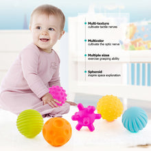 Load image into Gallery viewer, Baby Toy Ball Develop Infant Tactile Senses Toy Touch Ball Children Toys Baby Training Ball Massage Soft Ball 0 12 Months