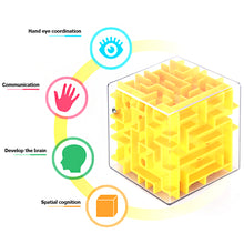 Load image into Gallery viewer, 3D Cube Puzzle Maze Toy Hand Game Balance Educational Toys for Children Case Box Fun Brain Game Challenge Decompression Toys
