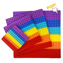 Load image into Gallery viewer, Large Square Round Pop It Toy Fidget Toys Push Bubble Stress Relief Toys Squeeze Toys