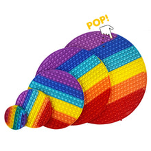 Load image into Gallery viewer, Large Square Round Pop It Toy Fidget Toys Push Bubble Stress Relief Toys Squeeze Toys