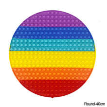Load image into Gallery viewer, Large Square Round Pop It Toy Fidget Toys Push Bubble Stress Relief Toys Squeeze Toys