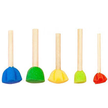 Load image into Gallery viewer, 5pcs/set Kids Drawing Toys Sponge Brush Kit DIY Painting Brush Sponge Flower Stamp Kids Eearly Education Art Start Learning Tools