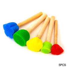 Load image into Gallery viewer, 5pcs/set Kids Drawing Toys Sponge Brush Kit DIY Painting Brush Sponge Flower Stamp Kids Eearly Education Art Start Learning Tools