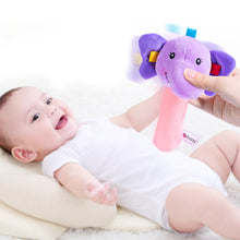 Load image into Gallery viewer, Baby Cartoon Animal Plush Rattle Toys Mobile Bell Toy Infant Toddler Early Educational Toys 0-12M