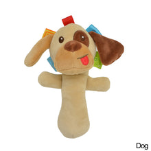 Load image into Gallery viewer, Baby Cartoon Animal Plush Rattle Toys Mobile Bell Toy Infant Toddler Early Educational Toys 0-12M