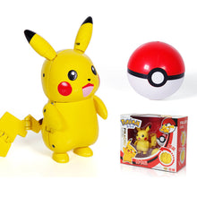 Load image into Gallery viewer, Pokemon Toy Set Pocket Monster Pikachu Transformation Toys Charmander Lunala Scroll Action Figure Anime Model Children's Toys