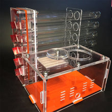 Load image into Gallery viewer, DIY Acrylic Ant Farm with Feeding Area Ant Nest Ants House 5 Plaster Tubes Insect Villa Gypsum Test Tube Nest Pet Anthill Workshop 13.5*12*12.5CM