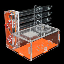 Load image into Gallery viewer, DIY Acrylic Ant Farm with Feeding Area Ant Nest Ants House 5 Plaster Tubes Insect Villa Gypsum Test Tube Nest Pet Anthill Workshop 13.5*12*12.5CM