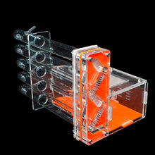 Load image into Gallery viewer, DIY Acrylic Ant Farm with Feeding Area Ant Nest Ants House 5 Plaster Tubes Insect Villa Gypsum Test Tube Nest Pet Anthill Workshop 13.5*12*12.5CM