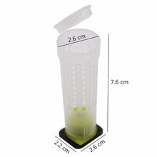 Load image into Gallery viewer, 10Pcs Bee Equipment Queen cage Rearing Cup kit Cover Catcher Queen Plastic Cells 7.6cm 2.6cm Bees Box Beekeeping Supplies Insects Tools Wholesale Bee feeder