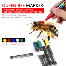 Load image into Gallery viewer, 1PC Queen Marker Waterproof Marking Pen Fast Drying No Damage Marker Queen Bee Marking Pen Bevel Beekeeping Tools Queen Rearing Supplie