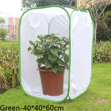 Load image into Gallery viewer, Green Collapsible Insect Cage Light Transmission Mesh Net Butterfly Habitat Cage Mantis Stick Grasshopper Seedling Insects Incubator Breeding Zipper Foldable Cages