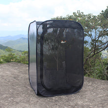 Load image into Gallery viewer, Butterfly Cage Black Insect Habitat Popup Collapsible Insect Mesh Cage Insect Proof Plant Greenhouse Box Mantis Stick Foldable Pop-up Insect Breeding Box