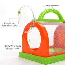 Load image into Gallery viewer, Portable Insect Box Butterfly Habitat Cage Children Observation Foldable Outdoor Insect Watching Experiment Boxes Bug Viewer Science Educational Toys