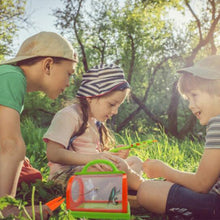 Load image into Gallery viewer, Portable Insect Box Butterfly Habitat Cage Children Observation Foldable Outdoor Insect Watching Experiment Boxes Bug Viewer Science Educational Toys