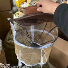 Load image into Gallery viewer, 1pcs Beekeeping Cowboy Hat Anti Bee Hat Protective Beekeeper Cap Face Protector Mosquito Bee Insect Net Veil Comfortable Design Beekeeping Protection Equipments