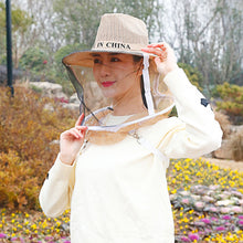 Load image into Gallery viewer, 1pcs Beekeeping Cowboy Hat Anti Bee Hat Protective Beekeeper Cap Face Protector Mosquito Bee Insect Net Veil Comfortable Design Beekeeping Protection Equipments