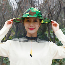 Load image into Gallery viewer, 1pcs Beekeeping Cowboy Hat Anti Bee Hat Protective Beekeeper Cap Face Protector Mosquito Bee Insect Net Veil Comfortable Design Beekeeping Protection Equipments