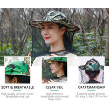 Load image into Gallery viewer, 1pcs Beekeeping Cowboy Hat Anti Bee Hat Protective Beekeeper Cap Face Protector Mosquito Bee Insect Net Veil Comfortable Design Beekeeping Protection Equipments