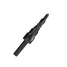 Load image into Gallery viewer, 3Pcs/Set 4-12mm 4-20mm 4-32mm HSS Cobalt Step Stepped Drill Bit Set Triangle Shank Hole Nitrogen High Speed Steel Spiral for Metal Cone Cutter Core Metal Drilling