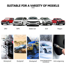 Load image into Gallery viewer, Car Tire Pressure Monitor System Wireless TPMS Solar Power Intelligent Adjustable LCD Screen 4 Tire Smart With Big Screen