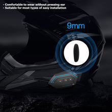Load image into Gallery viewer, Motorcycle Helmet Headset Motorbike BT Interphone Bluetooth Helmet Intercom Stereo Headset for Cell Phone 2 Rider X6