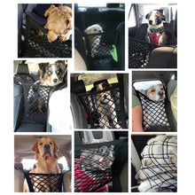Load image into Gallery viewer, Pet Dog Rear Seat Car Protection Net Safety Storage Bag Pet Mesh Travel Isolation Back Seat Safety Barrier Puppy Accessories