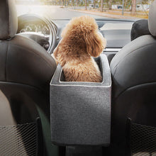Load image into Gallery viewer, Portable Pet Dog Car Seat Central Control Dog Seat Carrier Non-slip Safe Car Armrest Box Booster Kennel Bed For Small Dog Cat Travel