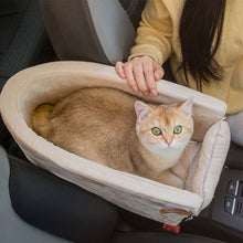 Load image into Gallery viewer, Portable Pet Dog Car Seat Central Control Dog Seat Carrier Non-slip Safe Car Armrest Box Booster Kennel Bed For Small Dog Cat Travel