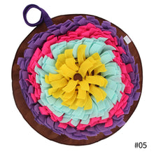 Load image into Gallery viewer, 45x45cm Dogs Snuffle Mat Pet Leak Food Anti Choking Mat Cat Dog Training Blanket Nose Work Toy Pet Slowing Feeding Intelligence Mat