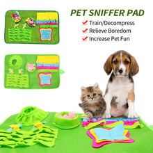 Load image into Gallery viewer, 70x43cm Dogs Snuffle Mat Pet Leak Food Anti Choking Mat Cat Dog Training Blanket Nose Work Toy Pet Slowing Feeding Intelligence Mat