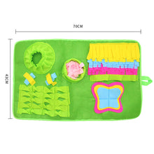 Load image into Gallery viewer, 70x43cm Dogs Snuffle Mat Pet Leak Food Anti Choking Mat Cat Dog Training Blanket Nose Work Toy Pet Slowing Feeding Intelligence Mat